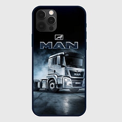 Чехол для iPhone 12 Pro Max Man фура, цвет: 3D-черный