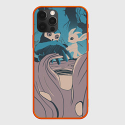 Чехол для iPhone 12 Pro Max Ори и Ку, цвет: 3D-красный