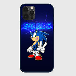 Чехол для iPhone 12 Pro Max SONIK СУПЕР СОНИК, цвет: 3D-черный
