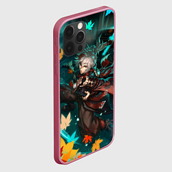 Чехол для iPhone 12 Pro Max Казуха Kazuha Z, цвет: 3D-малиновый — фото 2