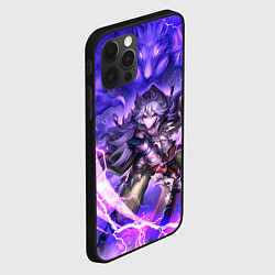 Чехол для iPhone 12 Pro Max Рэйзор Genshin Impact Геншин Импакт Z, цвет: 3D-черный — фото 2