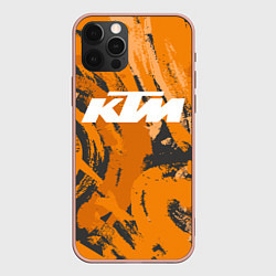 Чехол для iPhone 12 Pro Max KTM КТМ Z, цвет: 3D-светло-розовый