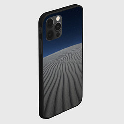 Чехол для iPhone 12 Pro Max Пустыня дюна песок ночь, цвет: 3D-черный — фото 2