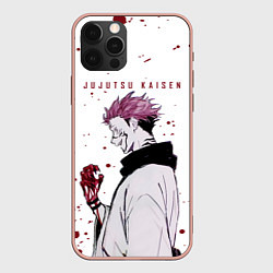 Чехол для iPhone 12 Pro Max Ryomen Sukuna Jujutsu Kaisen, цвет: 3D-светло-розовый