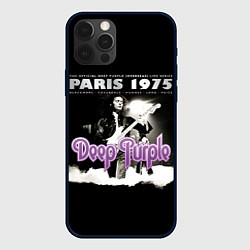 Чехол для iPhone 12 Pro Max Deep Purple - Paris 1975, цвет: 3D-черный