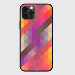 Чехол для iPhone 12 Pro Max Vivid gradient, цвет: 3D-черный