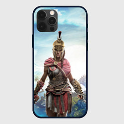 Чехол для iPhone 12 Pro Max Воинственная Кассандра, цвет: 3D-черный