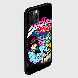 Чехол для iPhone 12 Pro Max Джотаро Star Platinum, JoJos Bizarre Adventure, цвет: 3D-черный — фото 2