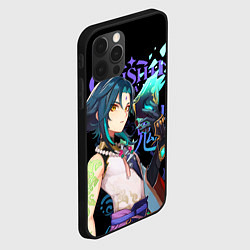 Чехол для iPhone 12 Pro Max Сяо Genshin Impact, цвет: 3D-черный — фото 2