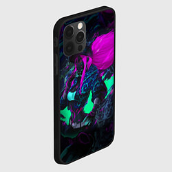 Чехол для iPhone 12 Pro Max KDA AKALI NEON АКАЛИ НЕОН LEAGUE OF LEGENDS, цвет: 3D-черный — фото 2