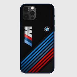 Чехол для iPhone 12 Pro Max BMW STRIPE, цвет: 3D-черный