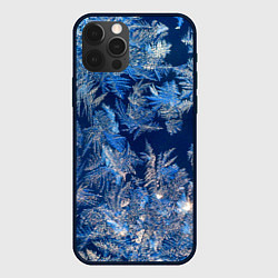 Чехол для iPhone 12 Pro Max Снежинки макро snowflakes macro, цвет: 3D-черный