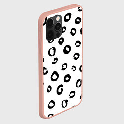 Чехол для iPhone 12 Pro Max Леопардовый окрас, цвет: 3D-светло-розовый — фото 2