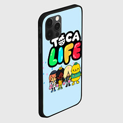 Чехол для iPhone 12 Pro Max Toca Life: Logo, цвет: 3D-черный — фото 2