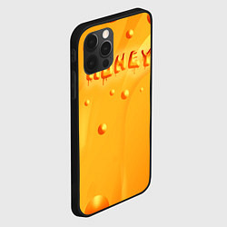 Чехол для iPhone 12 Pro Max Медовая волна Honey wave, цвет: 3D-черный — фото 2