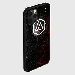 Чехол для iPhone 12 Pro Max Linkin Park Logo Линкин Парк, цвет: 3D-черный — фото 2