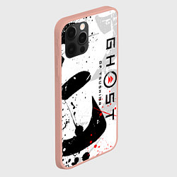 Чехол для iPhone 12 Pro Max GHOST OF TSUSHIMA ПРИЗРАК ЦУСИМЫ БЕЛЫЙ, цвет: 3D-светло-розовый — фото 2