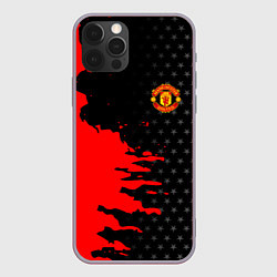 Чехол для iPhone 12 Pro Max МАНЧЕСТЕР ЮНАЙТЕД FCMU MANCHESTER UNITED RED DEVIL, цвет: 3D-серый