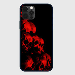 Чехол для iPhone 12 Pro Max Черепа свалка, цвет: 3D-черный