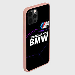 Чехол для iPhone 12 Pro Max BMW фанат, цвет: 3D-светло-розовый — фото 2