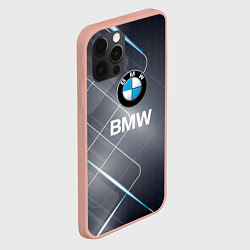 Чехол для iPhone 12 Pro Max BMW Logo, цвет: 3D-светло-розовый — фото 2