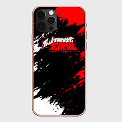 Чехол для iPhone 12 Pro Max Friday Night Funkin - логотип игры, цвет: 3D-светло-розовый