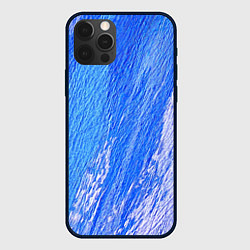 Чехол для iPhone 12 Pro Max Крупные мазки, цвет: 3D-черный