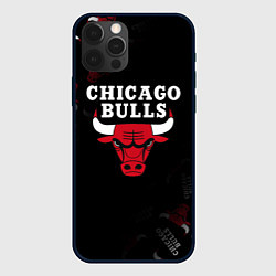 Чехол для iPhone 12 Pro Max ЧИКАГО БУЛЛС БЫКИ CHICAGO BULLS, цвет: 3D-черный