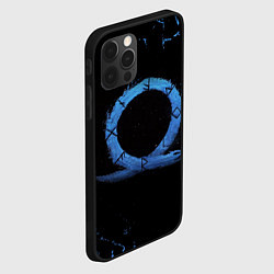 Чехол для iPhone 12 Pro Max GOD OF WAR LOGO ЭМБЛЕМА РАГНАРЁК, цвет: 3D-черный — фото 2