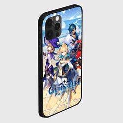 Чехол для iPhone 12 Pro Max Genshin Impact: Ци Ци, цвет: 3D-черный — фото 2