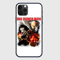 Чехол для iPhone 12 Pro Max Сайтама и Генос One Punch-Man, цвет: 3D-черный