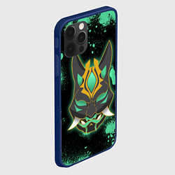 Чехол для iPhone 12 Pro Max XIAO БРЫЗГИ СЯО, цвет: 3D-тёмно-синий — фото 2