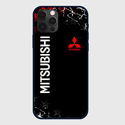 Чехол для iPhone 12 Pro Max MITSUBISHI SAMURAI JAPAN STYLE ИЕРОГЛИФЫ, цвет: 3D-черный