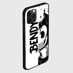 Чехол для iPhone 12 Pro Max BENDY - БЕНДИ БРЫЗГИ КРАСКИ, цвет: 3D-черный — фото 2