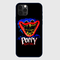 Чехол для iPhone 12 Pro Max Poppy Playtime: Huggy, цвет: 3D-черный