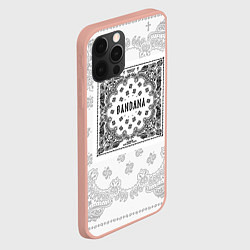 Чехол для iPhone 12 Pro Max Big Baby Tape x Kizaru BANDANA Бандана Кизару Тейп, цвет: 3D-светло-розовый — фото 2