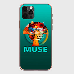 Чехол для iPhone 12 Pro Max The Resistance - Muse, цвет: 3D-светло-розовый