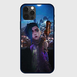 Чехол для iPhone 12 Pro Max Jinx LoL Arcane, цвет: 3D-черный