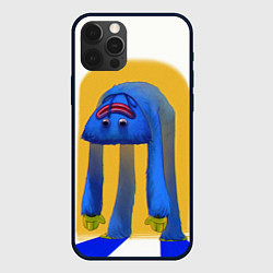 Чехол для iPhone 12 Pro Max Poppy Playtime: Huggy Wuggy, цвет: 3D-черный