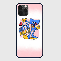 Чехол для iPhone 12 Pro Max HUGGY, цвет: 3D-черный
