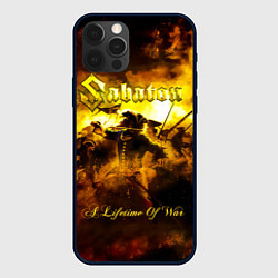 Чехол для iPhone 12 Pro Max A Lifetime of War - Sabaton, цвет: 3D-черный