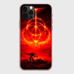 Чехол для iPhone 12 Pro Max Алое Пламя и Рыцарь ER, цвет: 3D-светло-розовый