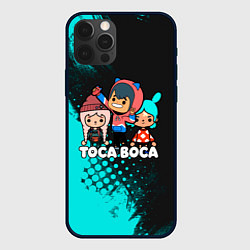 Чехол для iPhone 12 Pro Max Toca Boca Рита и Леон, цвет: 3D-черный