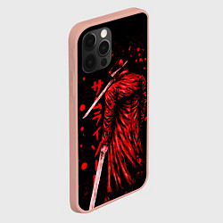 Чехол для iPhone 12 Pro Max Katana Man Chainsaw Man, цвет: 3D-светло-розовый — фото 2