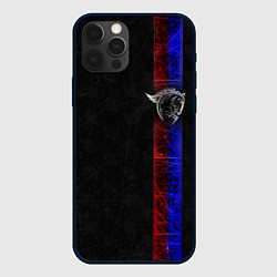 Чехол для iPhone 12 Pro Max ЦСКА Москва black theme, цвет: 3D-черный