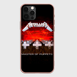 Чехол для iPhone 12 Pro Max Master of Puppets - Metallica, цвет: 3D-светло-розовый