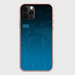 Чехол для iPhone 12 Pro Max 1925 SPB Lion Dark Theme, цвет: 3D-светло-розовый