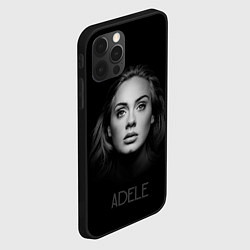Чехол для iPhone 12 Pro Max Портрет Адель, цвет: 3D-черный — фото 2
