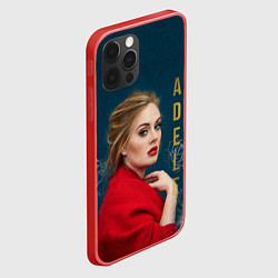 Чехол для iPhone 12 Pro Max Portrait Adele, цвет: 3D-красный — фото 2