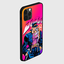 Чехол для iPhone 12 Pro Max JOJO BIZARRE ADVENTURE ДЖО ДЖО ГРАДИЕНТ, цвет: 3D-черный — фото 2